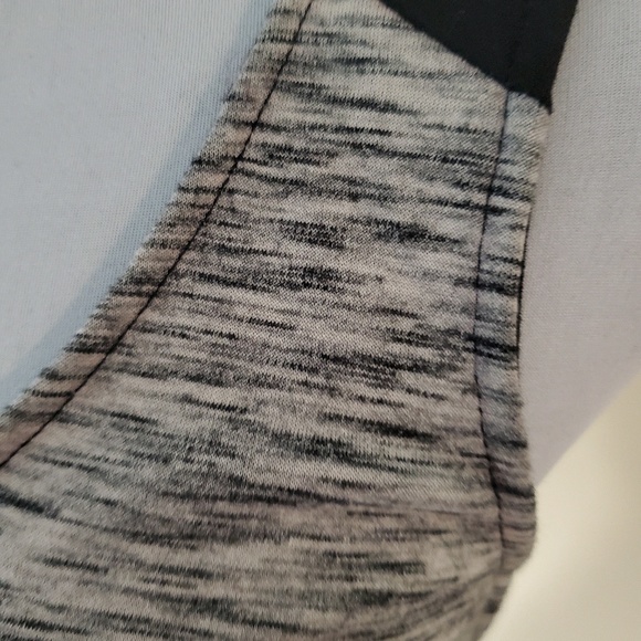 Old Navy Black/Cream Fit & Flare Knit Dress - Picture 4 of 5